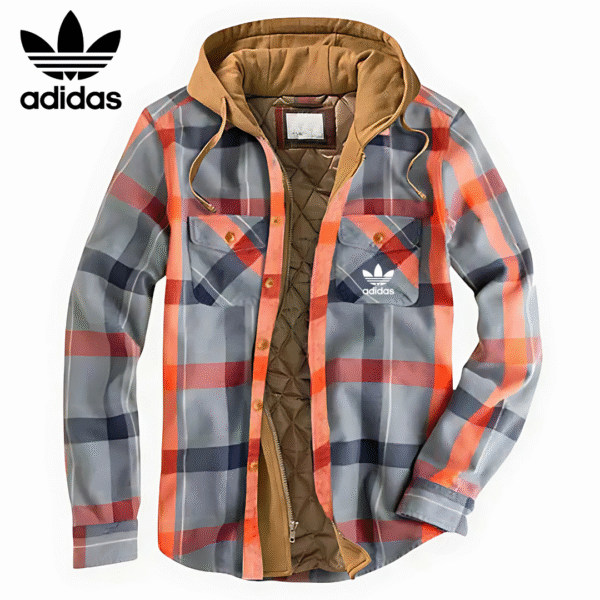 AD® HeritageCheck Hooded Jacket - Image 2