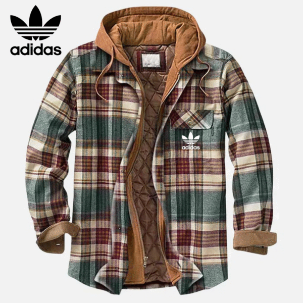 AD® HeritageCheck Hooded Jacket - Image 4