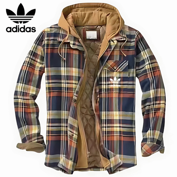 AD® HeritageCheck Hooded Jacket - Image 5
