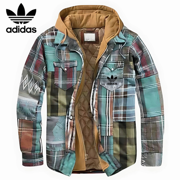 AD® HeritageCheck Hooded Jacket - Image 6